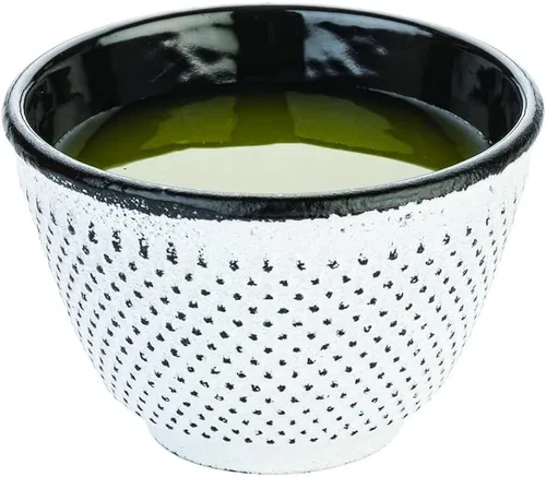 Vista 9 de Restaurantware -Platillos de 3.75 pulgadas para tazas de té, 2 platillos redondos para tazas de té japonesas tradicionales - Diseño de hoño, no se