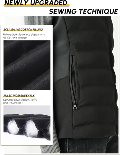Vista 3 de Bodychum Heated Vest Women With Battery Pack Included Lightweight Rechargeable Electric Heating Vest