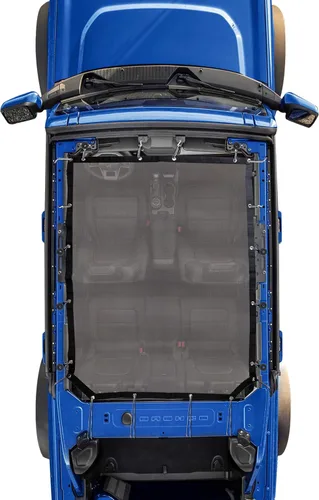 Vista 13 de sukemichi Parasol de 2 puertas para Ford Bronco, cubierta superior de bikini de malla, cubierta superior de Bimini para accesorios Ford Bronco 2021