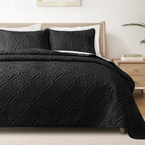 Vista 7 de Exclusivo Mezcla Juego de Edredón Individual, Cubrecamas Ligeras y Suaves con 1 Funda de Almohada, Edredones Modernos de Color Azul Aguamarina