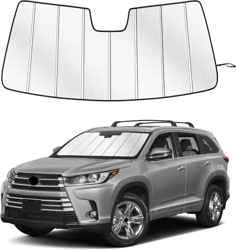 Vista 47 de Parasol para parabrisas para Honda CR-V 2017-2022, diseño plegable de acordeón de ajuste personalizado, accesorios de automóvil, protector de visera