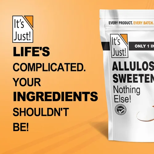 Vista 7 de It's Just - Allulosa, sustituto del azúcar, edulcorante apto para keto, sin glicemia, sin OMG (311.8 g)