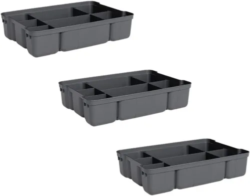 Vista 34 de Superio Contenedor de plástico transparente de 7.4 cuartos con tapa, no tóxico, sin BPA, sin olor, caja de almacenamiento organizadora, recipiente