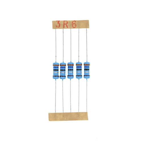 Vista 121 de 100PCS 1 vatios 1W 0R1 0.1 ohmios 1% resistencia de película metálica