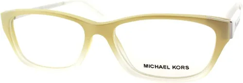 Vista 2 de Michael Kors PARAMARIBO MK 8009-3038 - Gafas graduadas Oak White Crystal Soft Touch 2.165 in, Cristal blanco roble suave al tacto