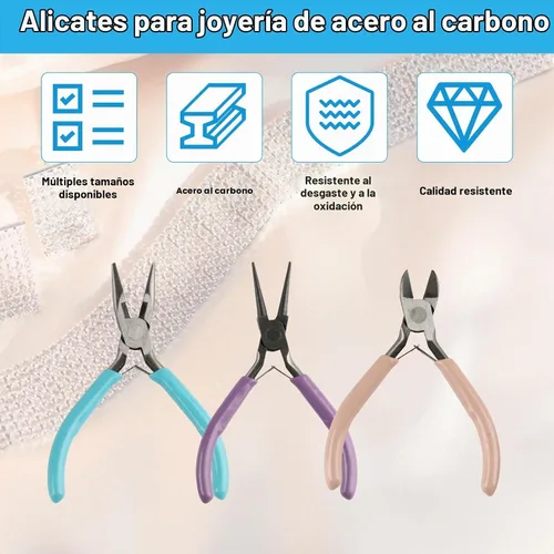 Vista 6 de 3 Pcs Jewelry Pliers Set, Jewelry Making Tools for Jewelry
