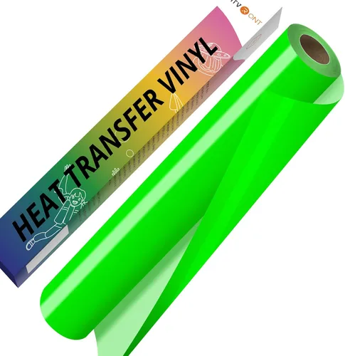 Vista 10 de HTVRONT Paquete de 14 vinilos de transferencia de calor HTV - Rollo de vinilo HTV de 12 pulgadas x 3 pies