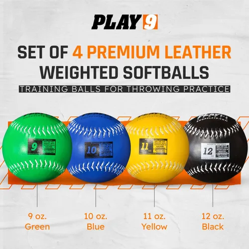 Vista 2 de Juega 9 pelotas de softball ponder