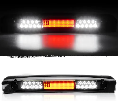 Vista 12 de Tresound Para Dodge Ram 1994-2001 1500/2500/3500 Tercera Luz de Freno LED Lámpara de Carga Luz de Freno de Montaje Alto Reemplazo