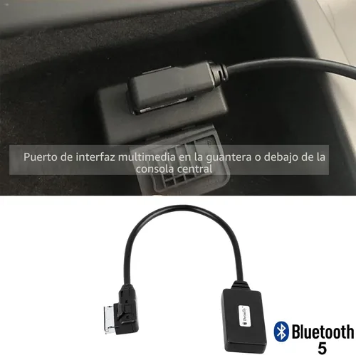 Vista 4 de Kit de coche Bluetooth para Mercedes-Benz Media Interfaz, zócalo rectangular MMI