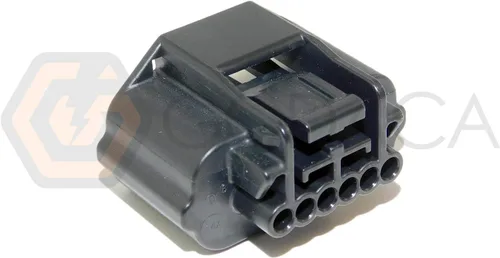 Vista 3 de 1 conector de 6 vías para Nissan Mass Sensor de flujo de aire MAF0031 sin cable