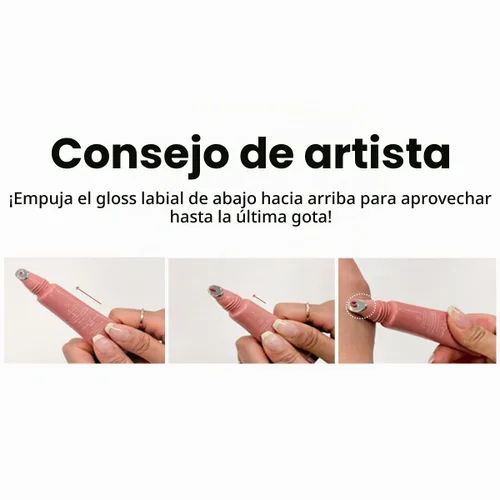 Vista 10 de LIP-PRESSION Metal Serum Gloss Brillo de labios coreano (Boba Noir)