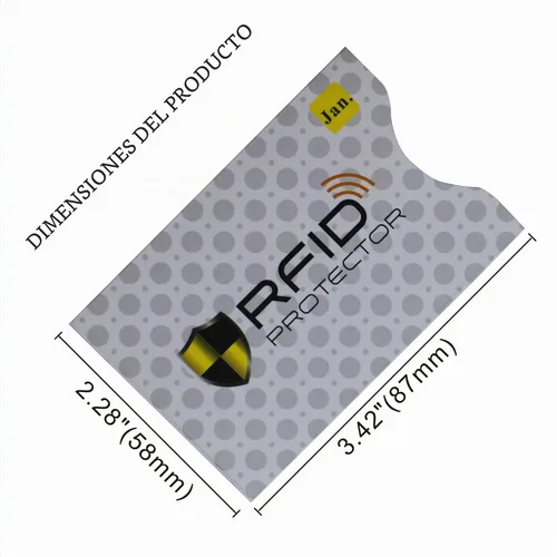 Vista 5 de Juego de 12 fundas de bloqueo RFID, 12 fundas protectoras para tarjetas de crédito, protección contra robo de identidad, diseño delgado