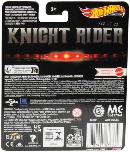 Vista 6 de Hot Wheels Colección de entretenimiento retro de vehículos a escala 1:64 de películas Blockbuster, TV y videojuegos, réplicas icónicas para jugar