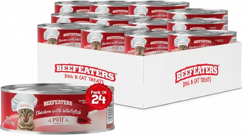 Vista 42 de Beefeaters Chicken Pate - Alimento húmedo para gatos, 3 onzas (paquete de 24 unidades), alimento húmedo para adultos con taurina, alimento húmedo