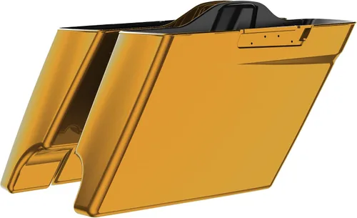 Vista 28 de Alforjas extendidas para Harley Touring Street Glide, Electra Glide, Road Glide 2014-2023 (whisky ámbar)