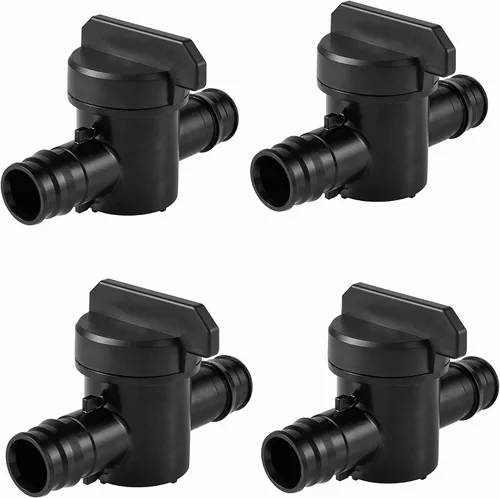 Vista 6 de Paquete de 2 accesorios EFIELD Pex Poly PPSU Pex-A Expansión 1/2" X1/2" Válvula de bola de puerto completo solo para conexión de tubería Pex-A, ASTM