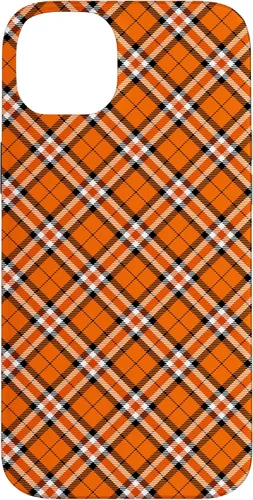 Vista 15 de iPhone 16 Vintage Orange Plaid Halloween Fall Autumn Pumpkins Case