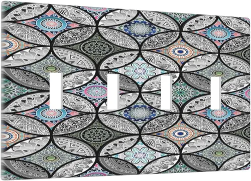Vista 96 de Cubiertas Decorativas para Placas de Interruptor Diente de León Azul Rústico Citas Inspiradoras Casa de Campo Tablón de Madera Gris 1 Gang Cubierta