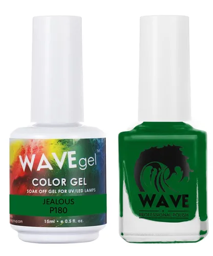 Vista 100 de WAVEGEL - Juego dúo de gel y esmalte de uñas a juego - Colección Simplicity - #P109 Blizzard I 0.5 onzas