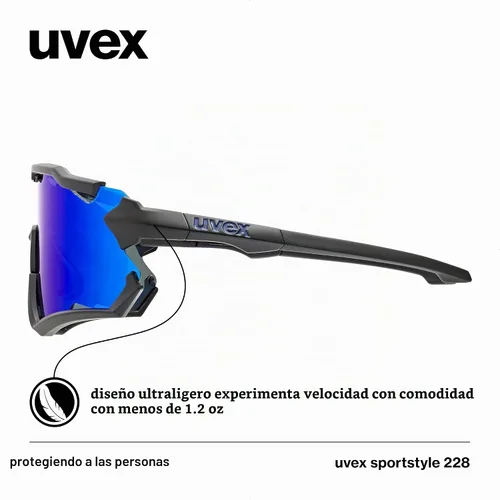 Vista 5 de Uvex Uvex Sportstyle 228 - Gafas deportivas unisex (paquete de 1)
