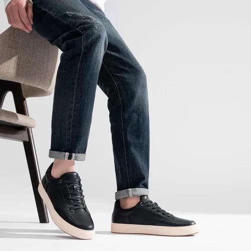 Vista 3 de Jousen Zapatos casuales para hombre, zapatillas de vestir de moda, zapatos blancos clásicos para hombres