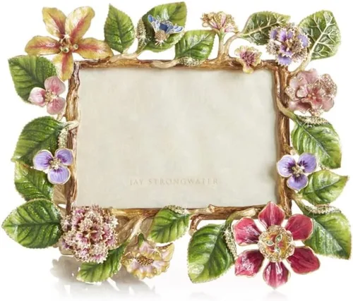 Vista 2 de Jay Strongwater Lars Dutch Floral Marco 5" x 7