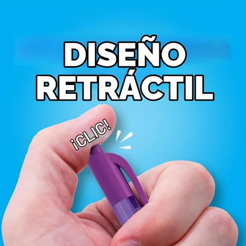 Vista 4 de Paper Mate InkJoy 100RT Bolígrafos retráctiles, punta mediana
