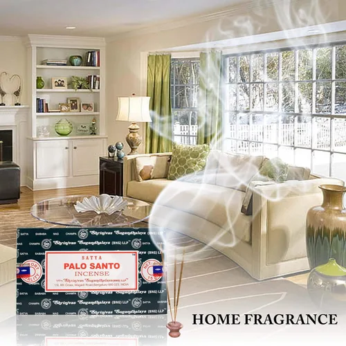 Vista 3 de Nag Champa - Paquetes de varillas de incienso enrolladas a mano y no tóxicas, perfectas para meditación y yoga, paquete de regalo de fragancia