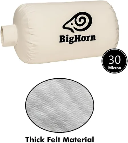 Vista 2 de Big Horn 11760 Bolsa de filtro de polvo de 30 micrones para DC1000 (OB101)