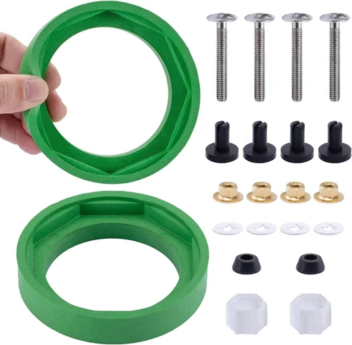 Vista 8 de Kit de junta de tanque a tazón de inodoro RAINGOWN para estándar americano, parte de inodoro Champion 4 AS738756-0070A, kit de reemplazo de tanque
