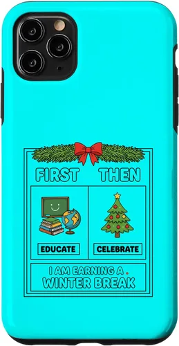 Vista 13 de Literary Teacher First Then Educate Celebrate I Am Earning Case for iPhone 17