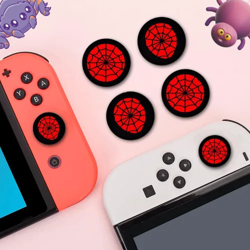 Vista 35 de PERFECTSIGHT Juego de 4 fundas para palanca de mando para Switch Lite/OLED, para Nintendo Switch, para Switch Lite/OLED, cubierta de botón analógica