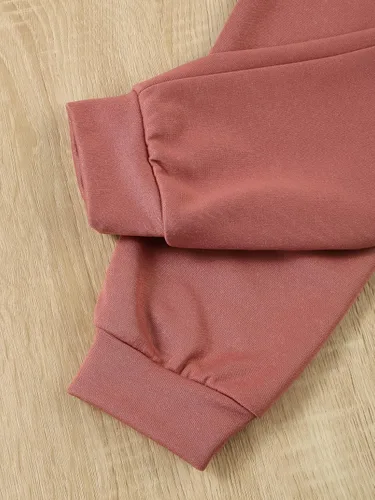 Vista 6 de COZYEASE Conjunto de 2 piezas para niña, sudadera con capucha y pantalones deportivos