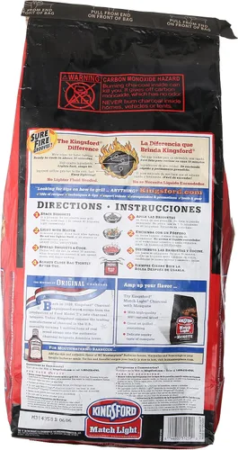 Vista 2 de Kingsford Match - Briquetas de carbón ligero, 11.60 lb