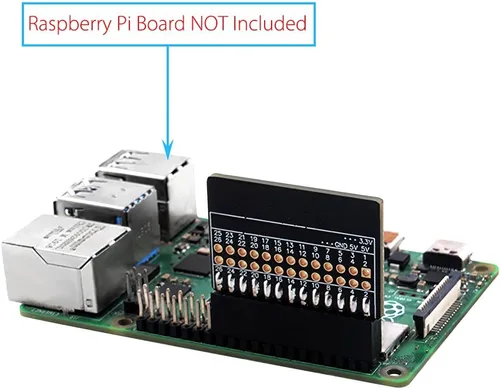 Vista 3 de GeeekPi Raspberry Pi TPM2.0 Módulo TPM9670 basado en un Infineon Optiga™ SLB 9670 TPM 2.0, módulo GPIO TPM adicional compatible con todos
