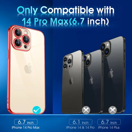 Vista 921 de Supdeal Funda cristalina transparente para iPhone 11, [No se amarillea] [Protección de la cámara] [Probado contra caídas de grado militar] Funda