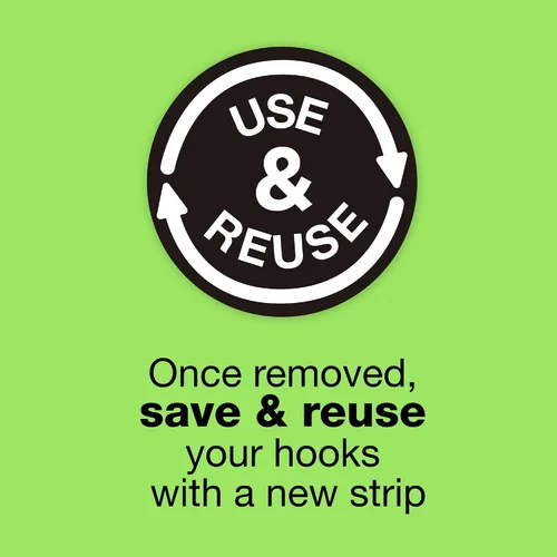 Vista 8 de FrogTape reMOVEables - Mini ganchos adhesivos para colgar, 18 ganchos transparentes y 24 tiras adhesivas, clips de interior sin daños para luces