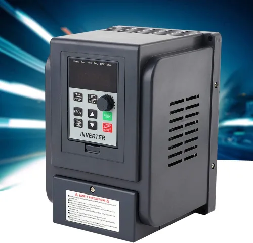 Vista 6 de ViaGasaFamido VFD Inversor Variable Frecuencia Drive 1 Fase 220V Entrada 3 Fase 380V Salida AT4-1500X 400Hz 8A Controlador de velocidad del motor