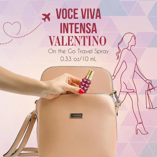 Vista 8 de Valentino Voce Viva Intensa Spray de viaje 0.33 oz / 10 mL