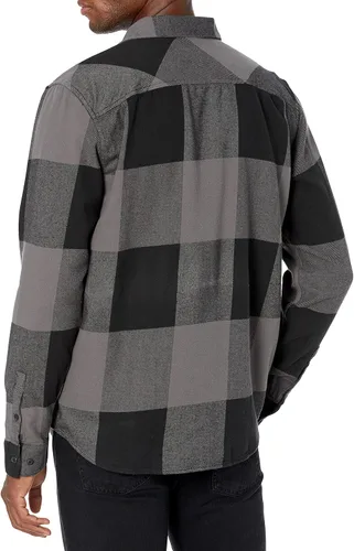 Vista 2 de RVCA Camisa de franela de manga larga con botones para hombre
