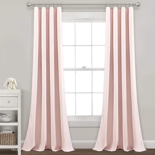 Vista 7 de Lush Decor Pixie Fox Geo - Panel de cortina opaca para ventana, panel individual, 52 pulgadas de ancho x 84 pulgadas de largo, gris oscuro, cortinas
