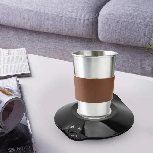 Vista 7 de Enfriador de bebidas USB, calentador de cama, calentador de cerveza, portavasos para automóvil y posavasos de enfriamiento, enfriador eléctrico