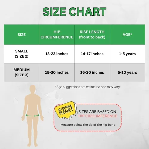 Vista 9 de EcoAble Pañal de entrenamiento reutilizable para ir al baño con inserto, pantalones de entrenamiento de tela diurna para niños pequeños y niños