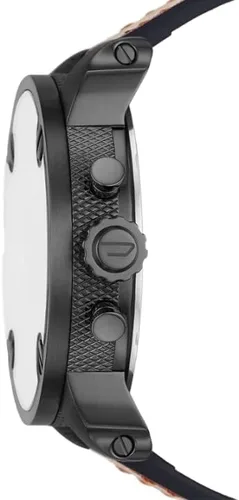 Vista 3 de Diesel DZ7442 - Reloj de hombre con esfera gris y correa de cuero marrón Little Daddy cronógrafo de 2008in Gris