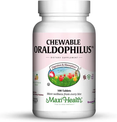 Vista 7 de Maxi Health KiddieVite masticable - Multivitaminas y minerales - Sabor a goma de mascar - 90 masticables - Kosher