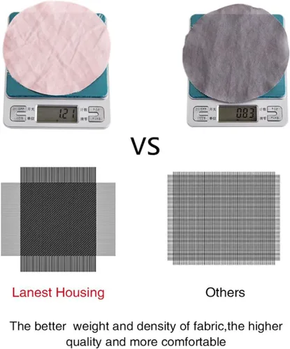 Vista 5 de Lanest Housing - Juego de sábanas tamaño individual XL, 2400 hilos, sábanas de microfibra suaves de bolsillo profundo, sábanas para dormitorios Negro