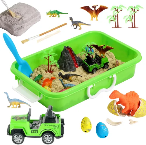 Vista 9 de AGENTLAN Axolotl - Cubo sensorial de ajolotl, juguetes sensoriales con arena de juego para niños y niñas, kit de arena de regalo para niños de 3, 4