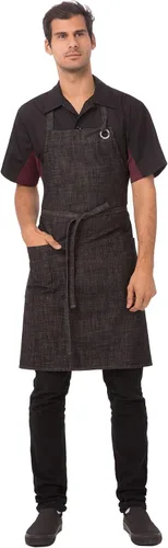 Vista 7 de Chef Works Delantal con pechera unisex Corvallis