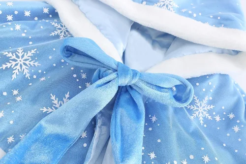 Vista 3 de Disfraz de princesa con capucha capa de Halloween para niñas pequeñas